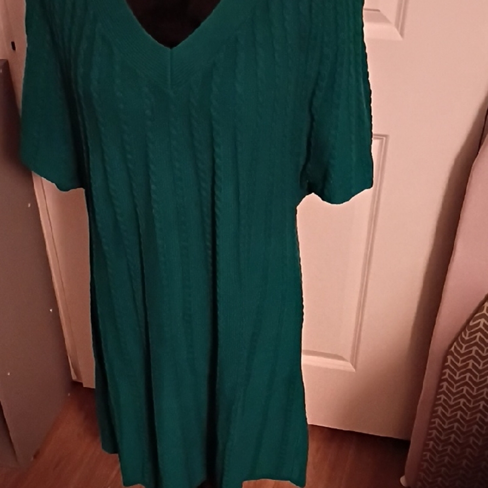 Style & Co. Teal Midi Dress